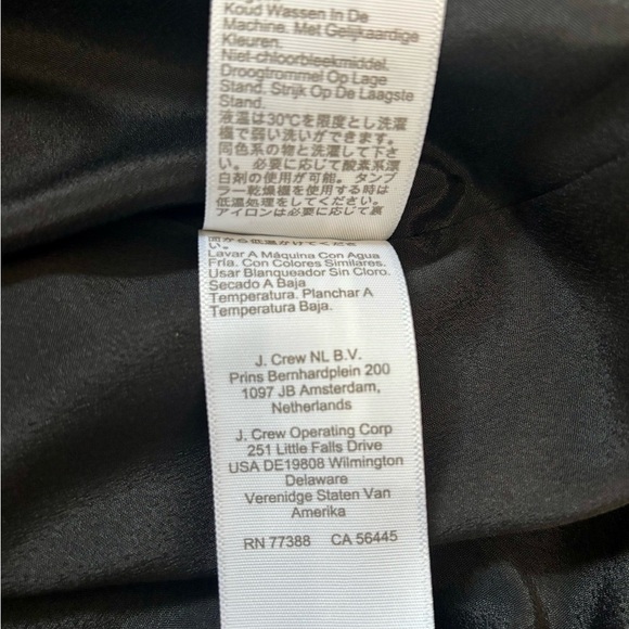 J Crew button front blouse collar floral cottagecore long sleeve petite medium - Picture 10 of 10